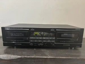 Onkyo TA-RW200 Stereo Dual Cassette Tape Deck Player Recorder Tested work - Picture 1 of 9