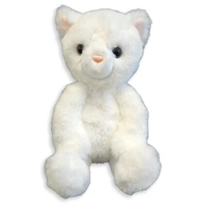 World's Softest Plush White Kitten Soft Toy 25cm - Picture 1 of 1