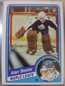 1984 O-Pee-Chee OPC NHL Alan Bester #297 Maple Leafs - Picture 1 of 2