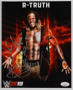 R Truth JSA foto autografa firmata 8 x 10 WWE - Foto 1 di 2