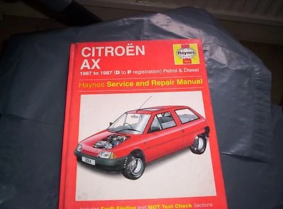 Haynes Manual Citroen AX 1987 To 1997 Petrol & Diesel Hardback  - Image 1 of 2