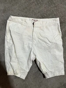 Penguin by Munsing Chino Shorts White Cotton Size 30 - Picture 1 of 6