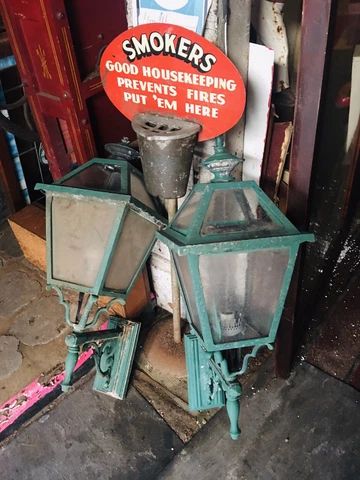 Rare Pair antique Oversized commercial Elegant exterior sconces For Restoration Cover