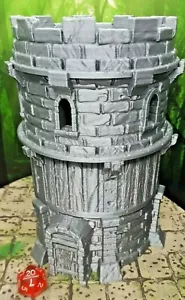 Torre di Guardia modulare 4 piani scenario terreno disperso 28 mm dungeon e draghi - Foto 1 di 12