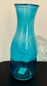 Türkis Karaffe Stil Blumenvase - Bild 1 von 3