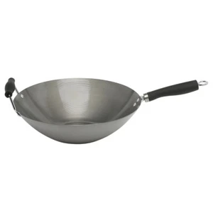 Stanley Rogers 35cm Carbon Steel Wok Black - 42118 - Picture 1 of 2
