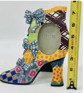 Victorian Women Boots Shoes Picture Frame Vintage Unique Rare - Picture 1 of 3