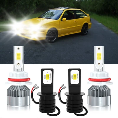 Faro LED alto bajo + bombillas antiniebla súper brillantes para Isuzu I-Mark 1987-1989 Foto 1 de 4