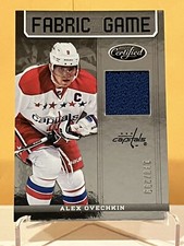 Alexander Ovechkin 2012-13 Panini Certified Fabric of the Game #FOG-AO/299