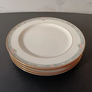 Schönes 4er Set unbenutzte Mikasa "La Rose" 8 1/2" Salatteller - Bild 1 von 5