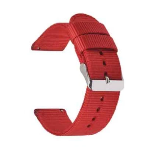 18mm 20mm 22mm 24mm Nylon Canvas Quick Release Watch Band For Samsung & More - Picture 1 of 38