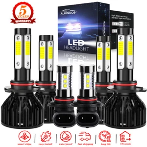 For Ford Five Hundred 2005-2007 LED Headlight Hi-Lo Beam Fog Bulbs Kit 6000K 6x - Picture 1 of 12