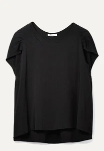 New $1190 The Row Women's Black Short-Sleeve Sleeveless Boat Neck Ada Top Size S - Picture 1 of 7