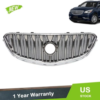 84055812 For Buick Enclave 2013-2016 2017 Front Upper Grill Grille Black Chrome - Image 1 of 4