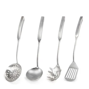Newness 4 Pcs Cooking Utensils Set, 304 Stainless Steel Kitchen Utensils Set,... - Picture 1 of 10