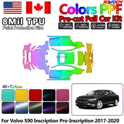Película de protección de pintura PPF para Volvo S90 Inscription Pro-Inscription 2017-2020 Foto 1 de 4