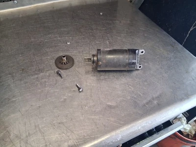 75K 88-07 KAWASAKI NINJA 250R EX250 ENGINE MOTOR STARTER & GEAR, BOLTS - Image 1 of 4