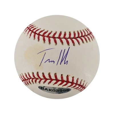 Travis Hafner Cleveland Indians Autografiado Firmado OML Béisbol (Holo de Cubierta Superior Foto 1 de 4