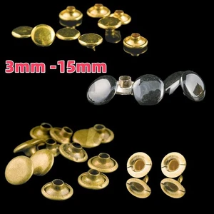 einzelnerkopfnieten ,Optik Hohlnieten Ledernieten Nieten Leder Ziernieten Nieten - Picture 1 of 22