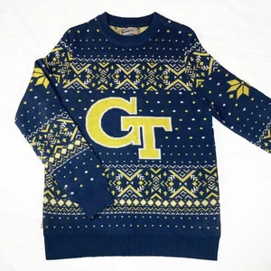 Suéter grande de Navidad Georgia Tech Holiday de Campus Specialties - Imagen 1 de 5