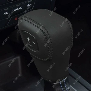 Gear Shift Knob Cover For Ford Ranger 2019-2022 PU Leather Protector Trim Wrap - Picture 1 of 15