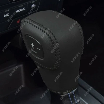 Gear Shift Knob Cover For Ford Ranger 2019-2022 PU Leather Protector Trim Wrap - Image 1 of 4