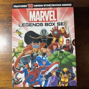 Marvel Box Set Of Book Hulk Xmen Spider-Man Thor Captain America Hard Cover - Picture 1 of 23