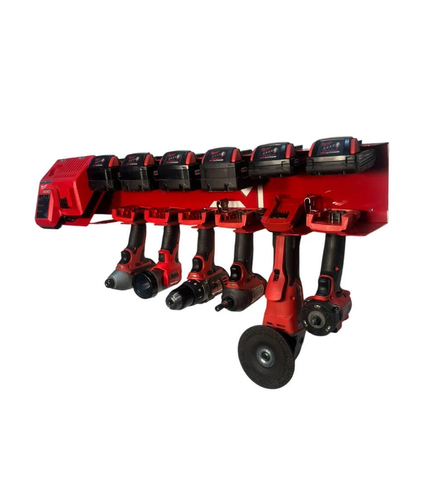 Milwaukee M18 Locking Battery and Drill Charging Station - Image 1 of 4