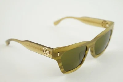 ¡Nuevo! Tory Burch TY 7208U 3180/73 54-17-140 3N Raya Verde/Verde Foto 1 de 4