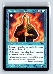 SUQ'ATA FIREWALKER – MTG Magic the Gathering Card – Mirage – Uncommon - Picture 1 of 6