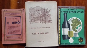 C20507-TRE OPUSCOLI SUL VINO, L' ARTE DI FARE IL VINO, CARTA DEI VINI SIENA 1965 - Picture 1 of 8