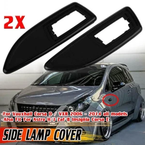 2x Indicator Surround Side Repeater Fits Vauxhall Corsa D / VXR 2006-2014 UK New - Picture 1 of 10