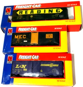 Ho Scale Lot Of 3 Life-Like Boxcars - Picture 1 of 2