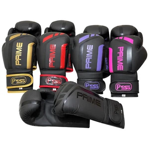 Kids Boxing Gloves Leather Fighting Sparring Muay Thai Kick Boxing MMA Training - Picture 1 of 35