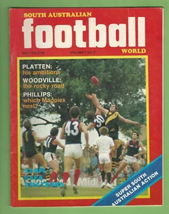 #OO. SANFL FOOTBALL WORLD MAGAZINE - MAY 1982 - Picture 1 of 1