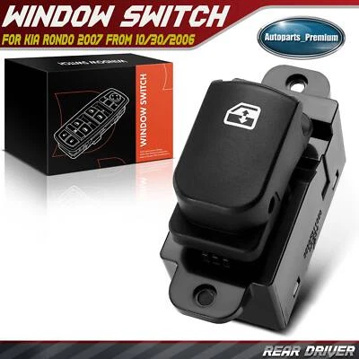 1x Rear Left Driver Side Power Window Switch for Kia Rondo 2007 From 10/30/2006 - Image 1 of 4