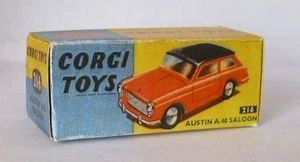 Repro Box Corgi Nr.216 Austin A 40 berlina - Imagen 1 de 2