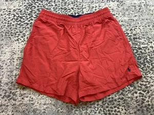 Bañador Polo Ralph Lauren Hombre M Malla Forrado 5.5" Nylon Rojo Elástico - Imagen 1 de 17