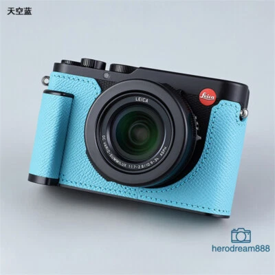 Handmade Half Case For Leica D-LUX8 Metal Camera Leather Grip Insert Milicase - Image 1 of 4