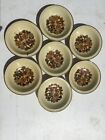7 X Poole Pottery Thistlewood Cereal / Dessert Bowls Size 18cm VGC