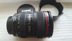 Canon EF L-series 24-105mm F4 F/4 L IS USM Zoom Lens - Picture 1 of 9