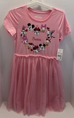 Vestido Disney Niñas Minnie Mouse Besties Rosa Tul Talla L Nuevo con Etiquetas Foto 1 de 4