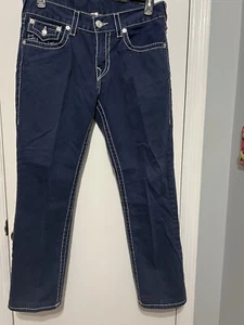 True Religion Men’s  Cargo Blue Pants Size-W 32 -L 28 - Picture 1 of 8
