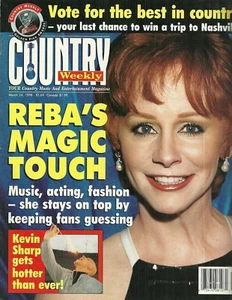 Country Weekly Magazine March 24 1998 Reba McEntire Eddy Raven Jo Dee Messina - Picture 1 of 4