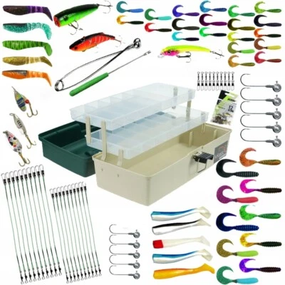 ANGELSET SPINNING-SET , Box mit 88 Ködern - Bild 1 von 4