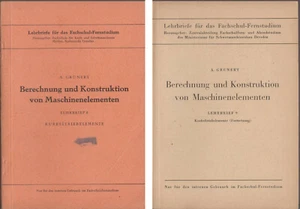 2 issues: crank drive elements A. Grunert 1955/56 heavy machinery Dresden - Picture 1 of 2