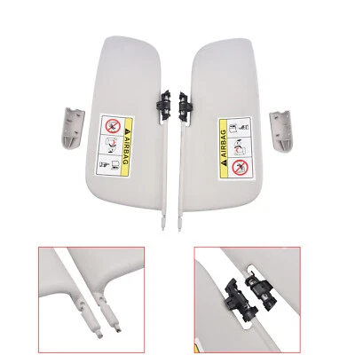 Sun Visor Sun Shade Set Left + Right for 09-16 Citroen C3 II 1613251480 - Image 1 of 4