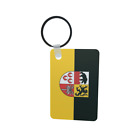 Schlüsselanhänger Flagge Fahne Landkreis Anhalt-Bitterfeld Alu 40 x 57 mm