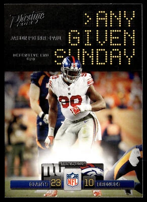 2021 Panini Prestige #AGS-JPP Jason Pierre-Paul Any Given Sunday - Image 1 of 2