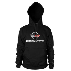 Officially Licensed Chevrolet Corvette C4 Logo Hoodie S-5XL Sizes - Picture 1 of 1